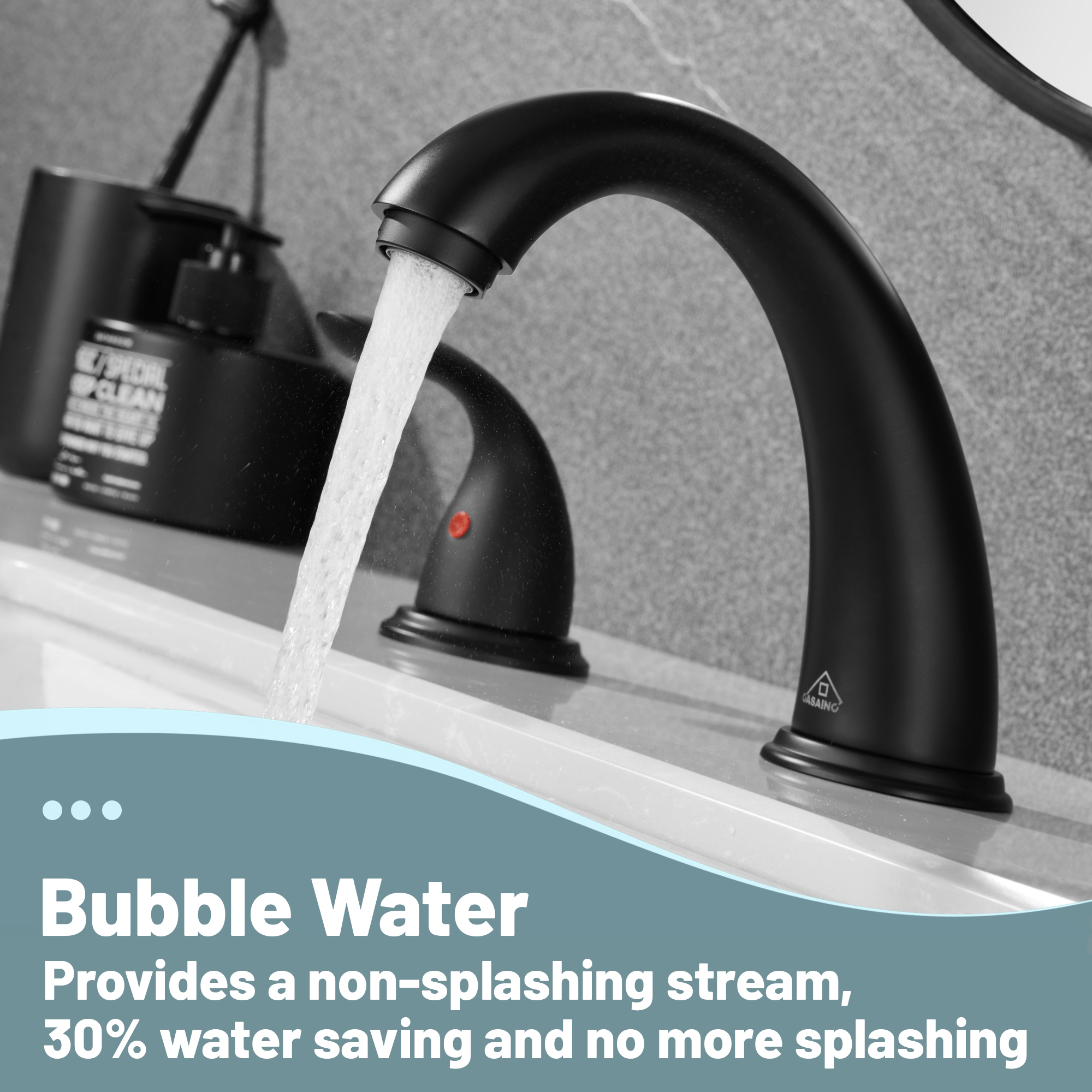 8 in. Widespread Double Handle Bathroom Sink Faucet 3 Hole with Stainless Steel Pop Up Drain in Brushed Nickel/Matte Black/Brushed Gold/Oil Rubbed Bronze