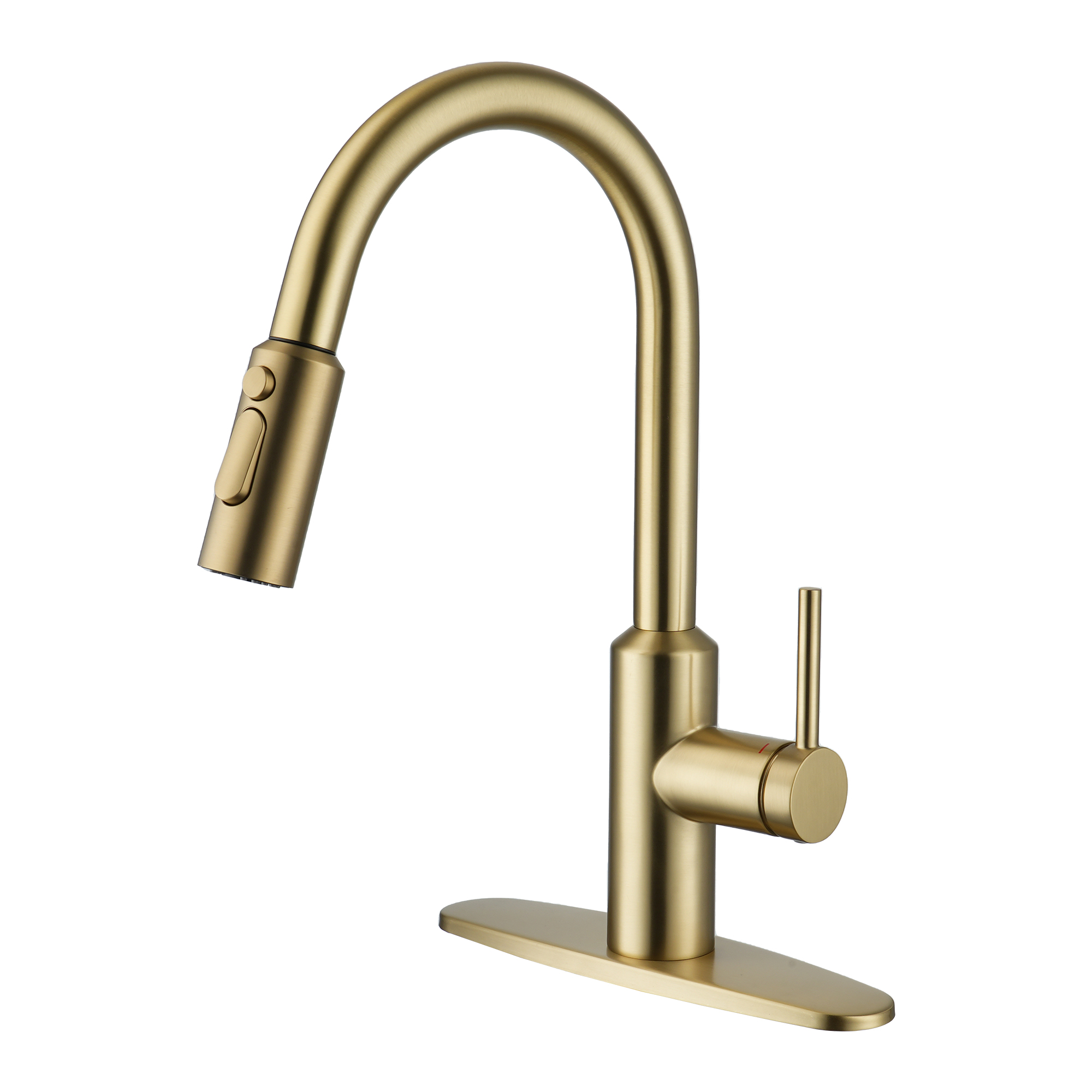 Boyel Living Single Handle Pull Down Sprayer Kitchen Faucet with 3-Spray Patterns