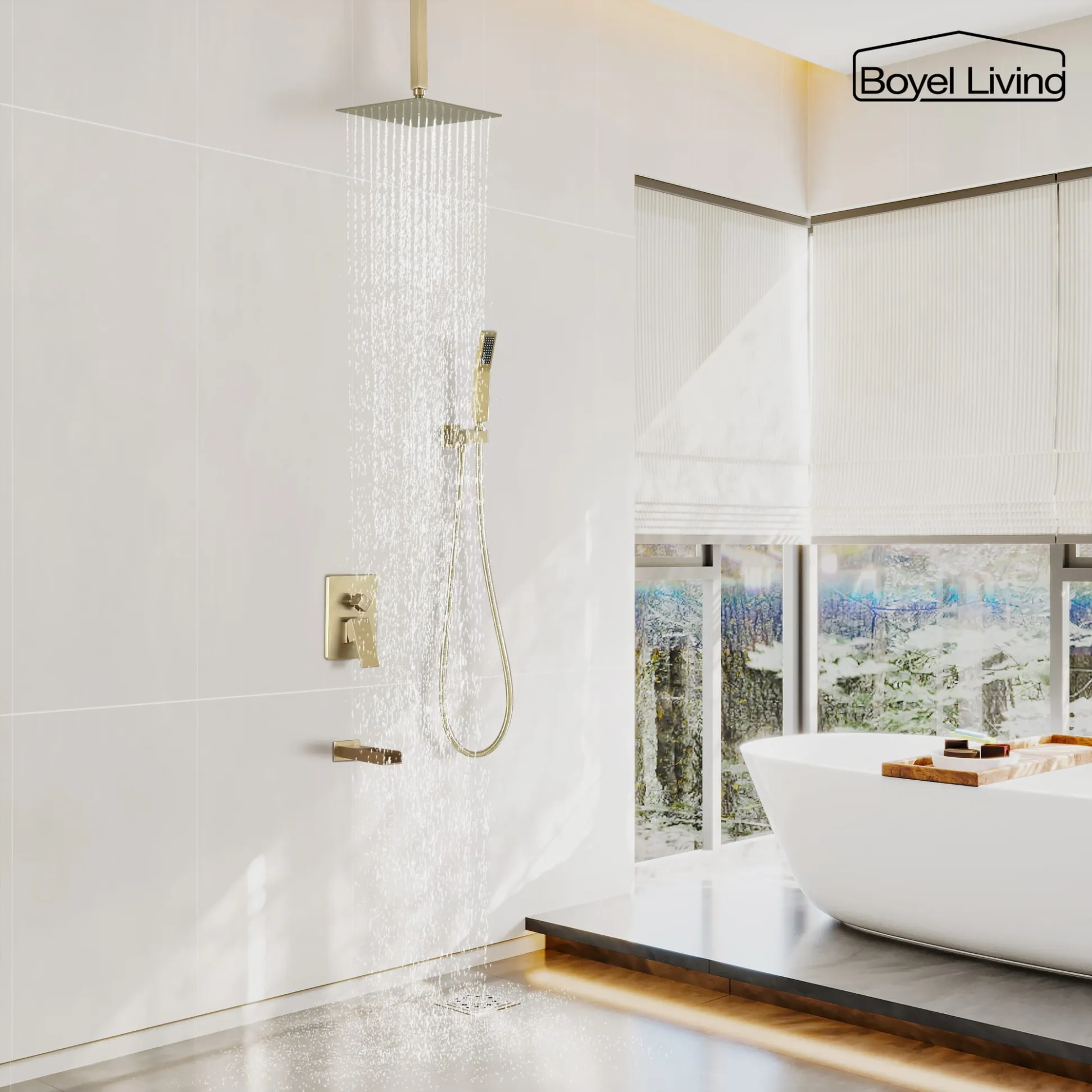 Shower System with Tub Faucet
