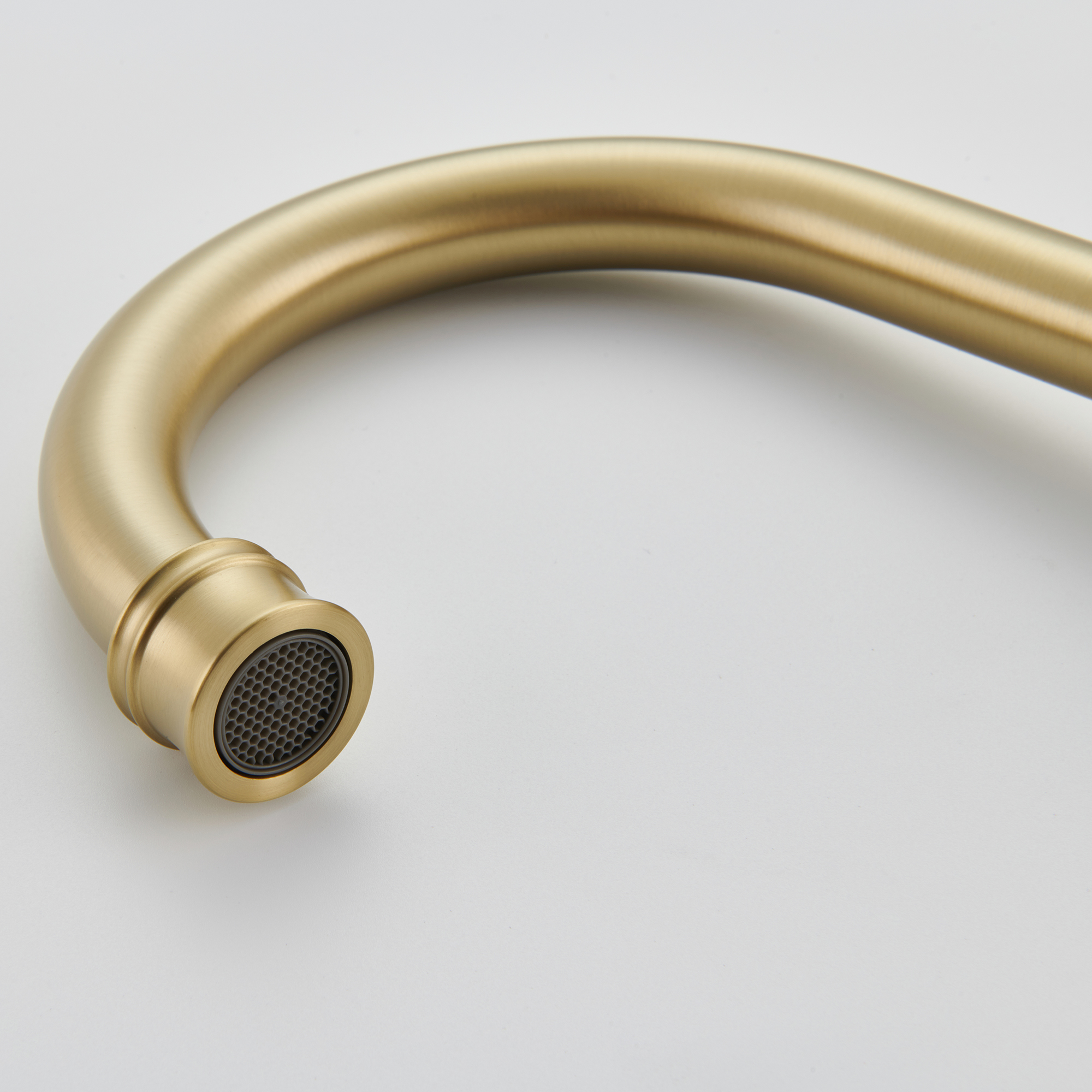 8 in. Widespread Double Handle Bathroom sink Faucet with 360° Swivel Spout, Stainless Steel Drain in Brushed Nickel/Oil Rubbed Bronze/Brushed Gold/Matte Black