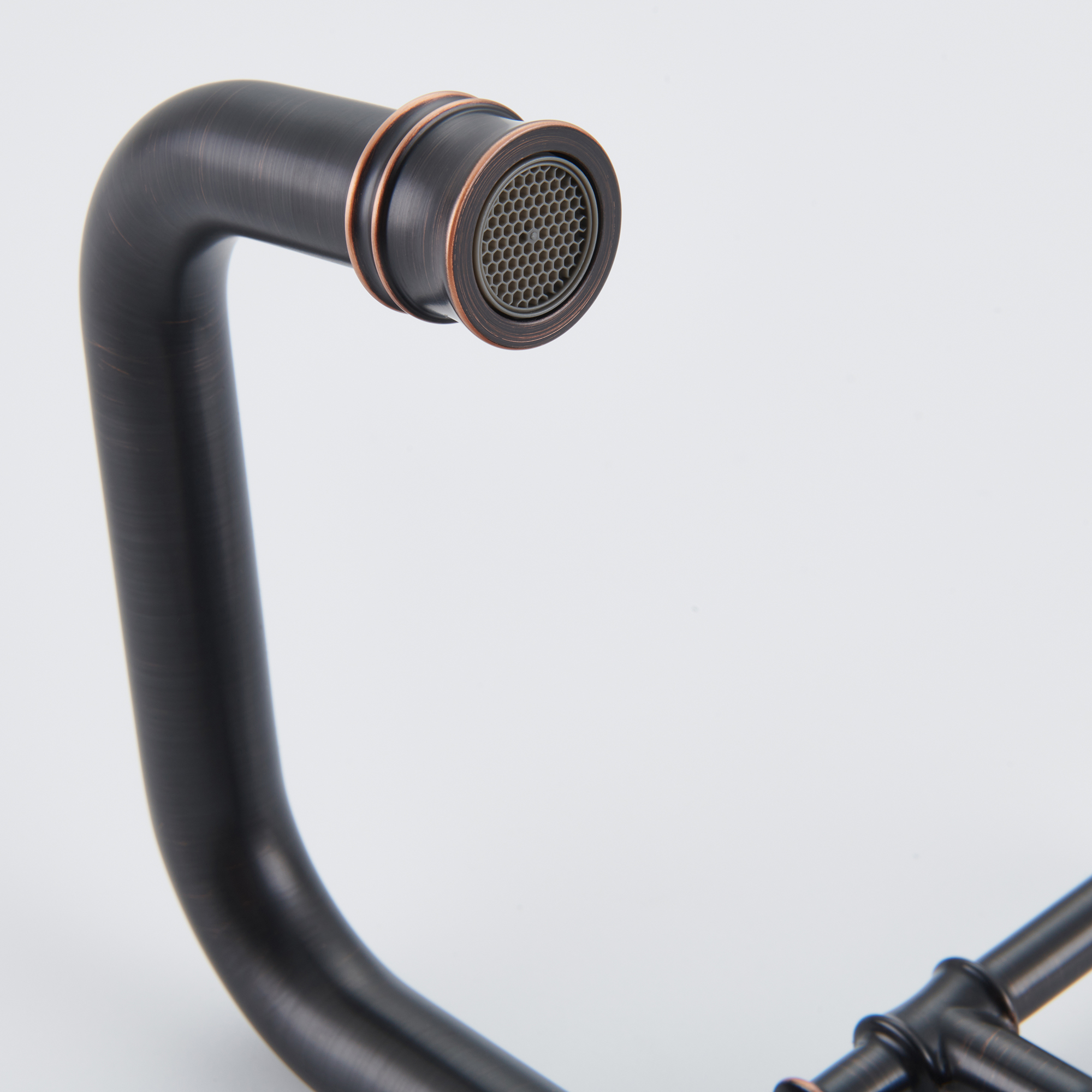 4 in. Centerset Double Handle 2 holes Bathroom Sink Faucet Lavatory Faucet with Stainless steel Drain in Brushed Nickel/Oil Rubbed Bronze/Brushed Gold/Matte Black