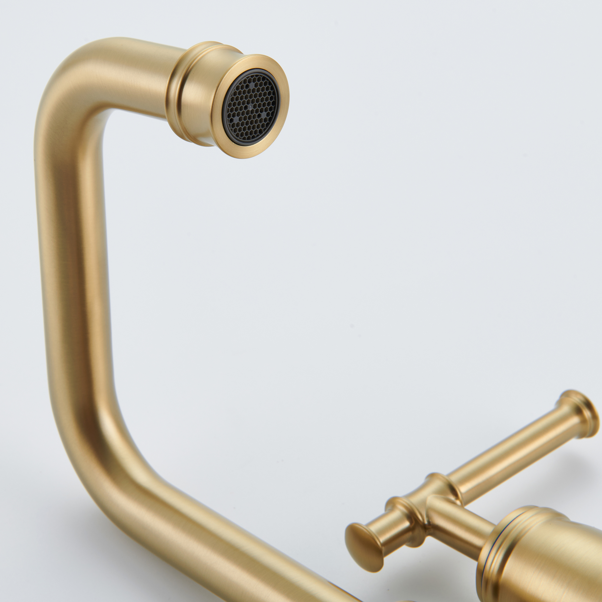 4 in. Centerset Double Handle 2 holes Bathroom Sink Faucet Lavatory Faucet with Stainless steel Drain in Brushed Nickel/Oil Rubbed Bronze/Brushed Gold/Matte Black