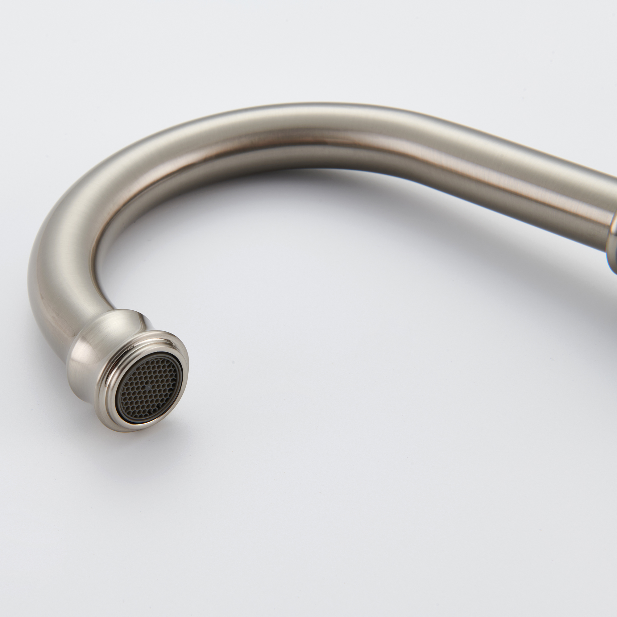 8 in. Widespread Double Handle Bathroom Sink Faucet with 360° Swivel Spout, Stainless Steel Drain Kit in Brushed Nickel/Oil Rubbed Bronze/Brushed Gold/Matte Black