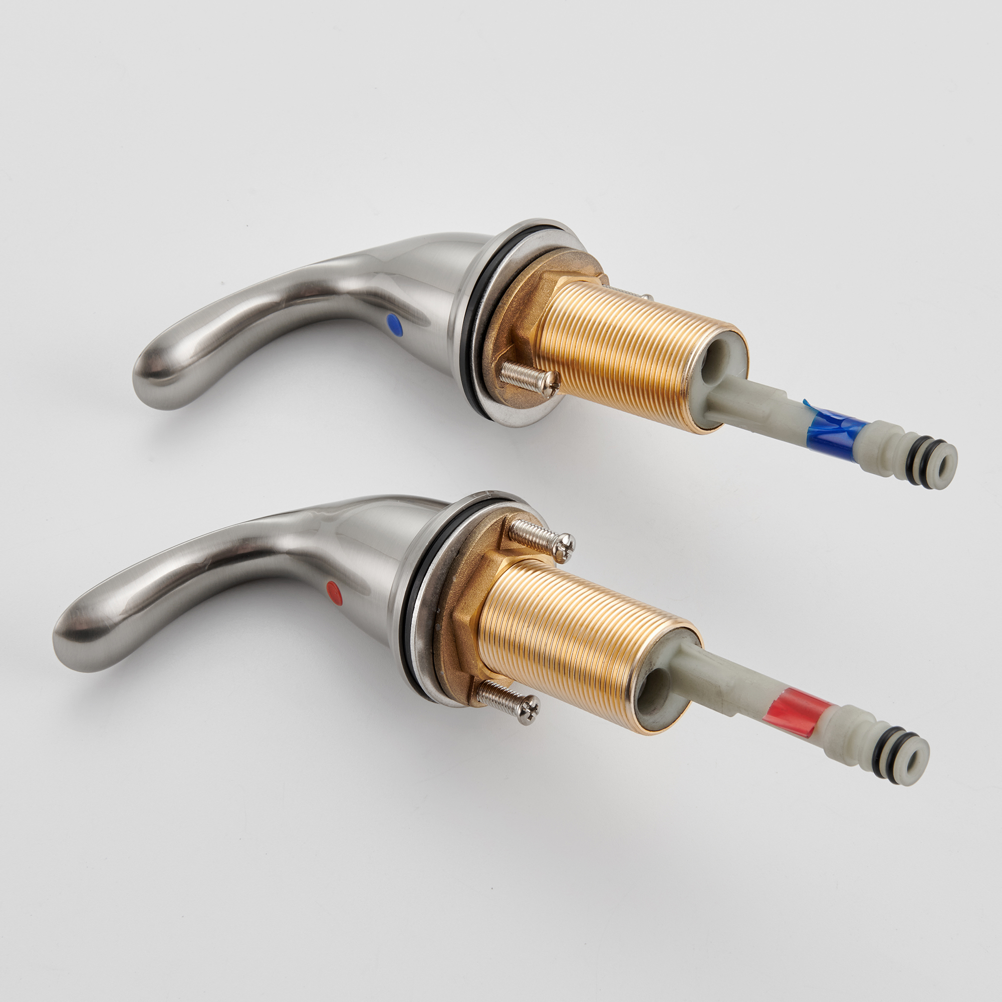 8 in. Widespread Double Handle Bathroom Sink Faucet 3 Hole with Stainless Steel Pop Up Drain in Brushed Nickel/Matte Black/Brushed Gold/Oil Rubbed Bronze