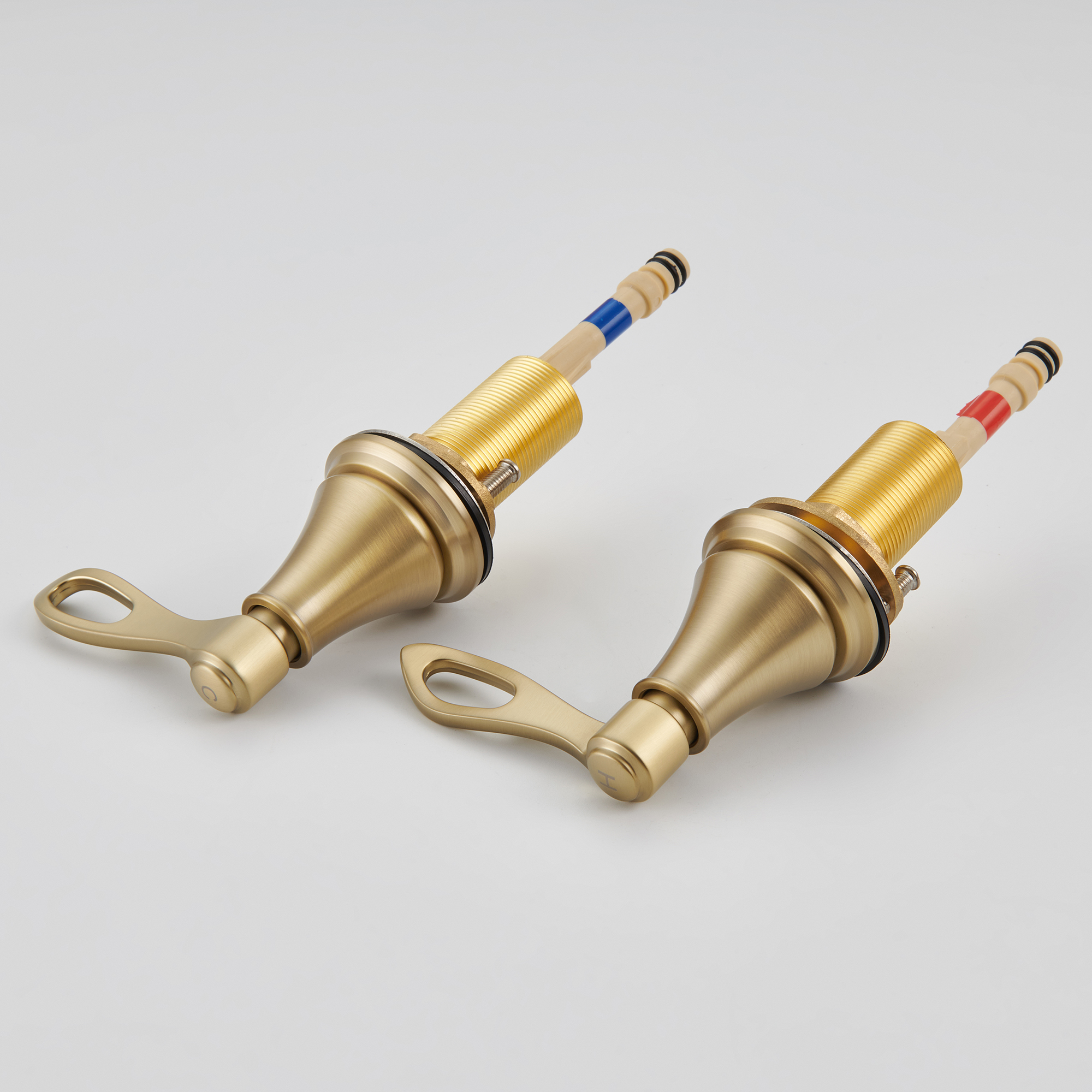 8 in. Widespread Double Handle Bathroom Faucet 3 Holes with 360° Swivel Spout, Stainless Steel Drain in Brushed Nickel/Oil Rubbed Bronze/Brushed Gold/Matte Black