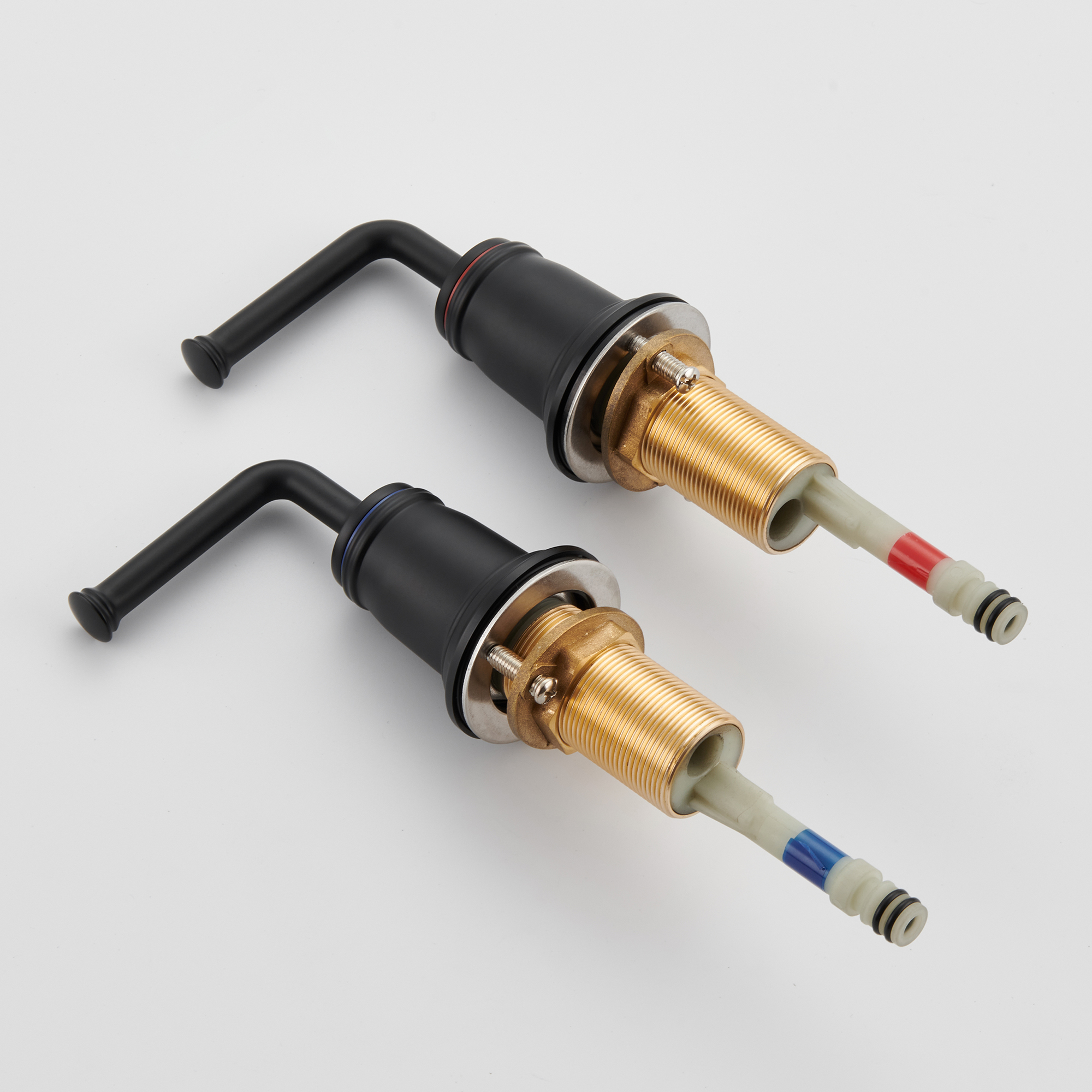 8 in. Widespread Double Handle Bathroom sink Faucet with 360° Swivel Spout, Stainless Steel Drain in Brushed Nickel/Oil Rubbed Bronze/Brushed Gold/Matte Black