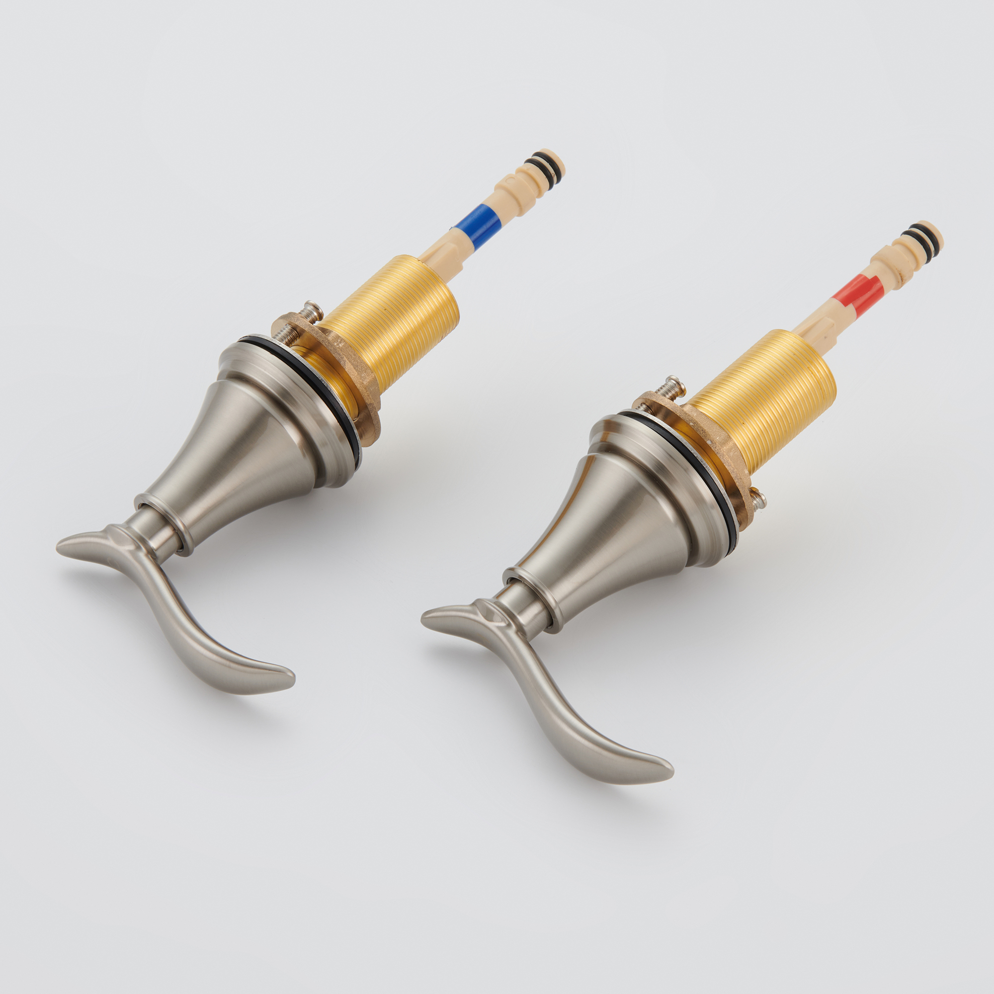 8 in. Widespread Double Handle Bathroom Sink Faucet with 360° Swivel Spout, Stainless Steel Drain Kit in Brushed Nickel/Oil Rubbed Bronze/Brushed Gold/Matte Black