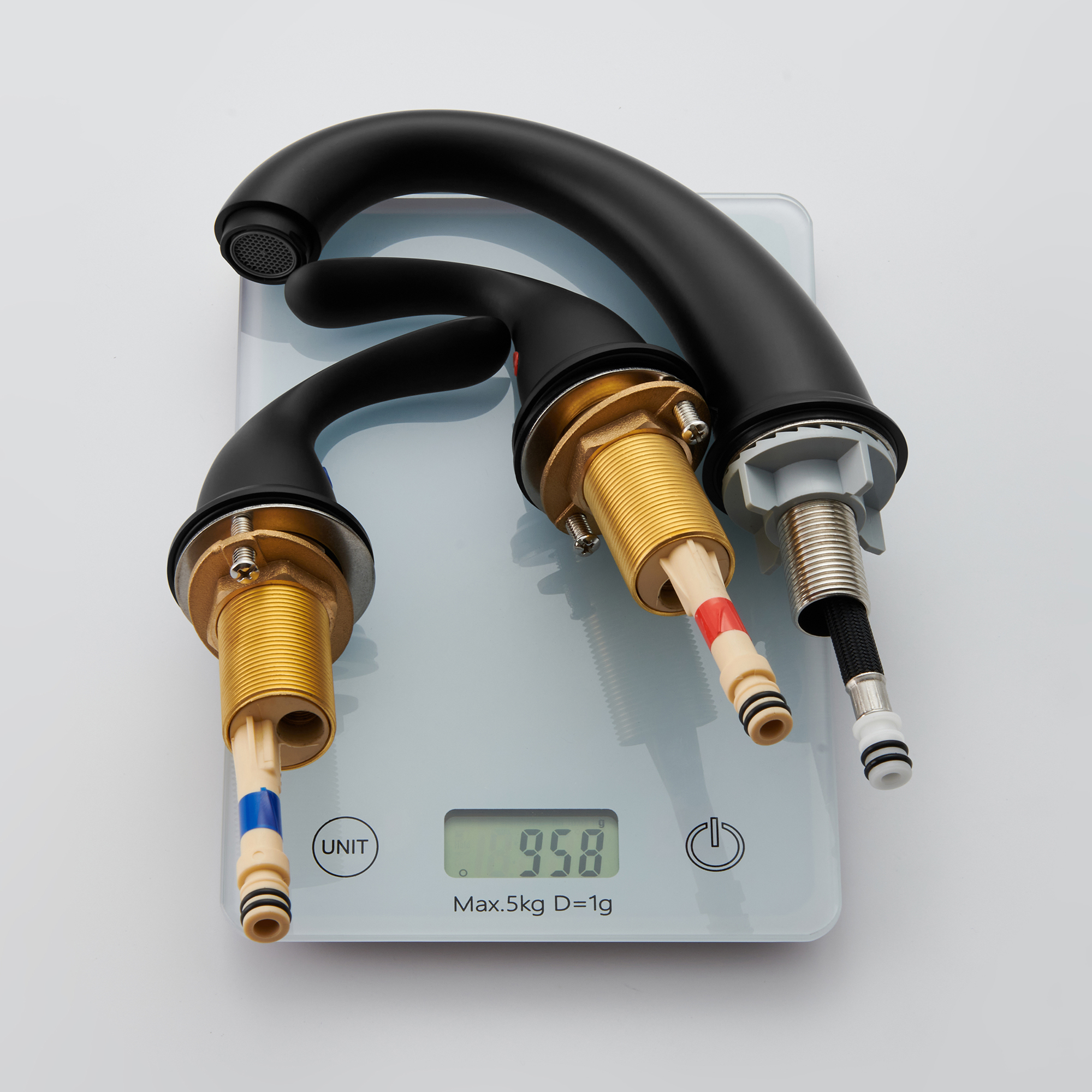 8 in. Widespread Double Handle Bathroom Sink Faucet 3 Hole with Stainless Steel Pop Up Drain in Brushed Nickel/Matte Black/Brushed Gold/Oil Rubbed Bronze