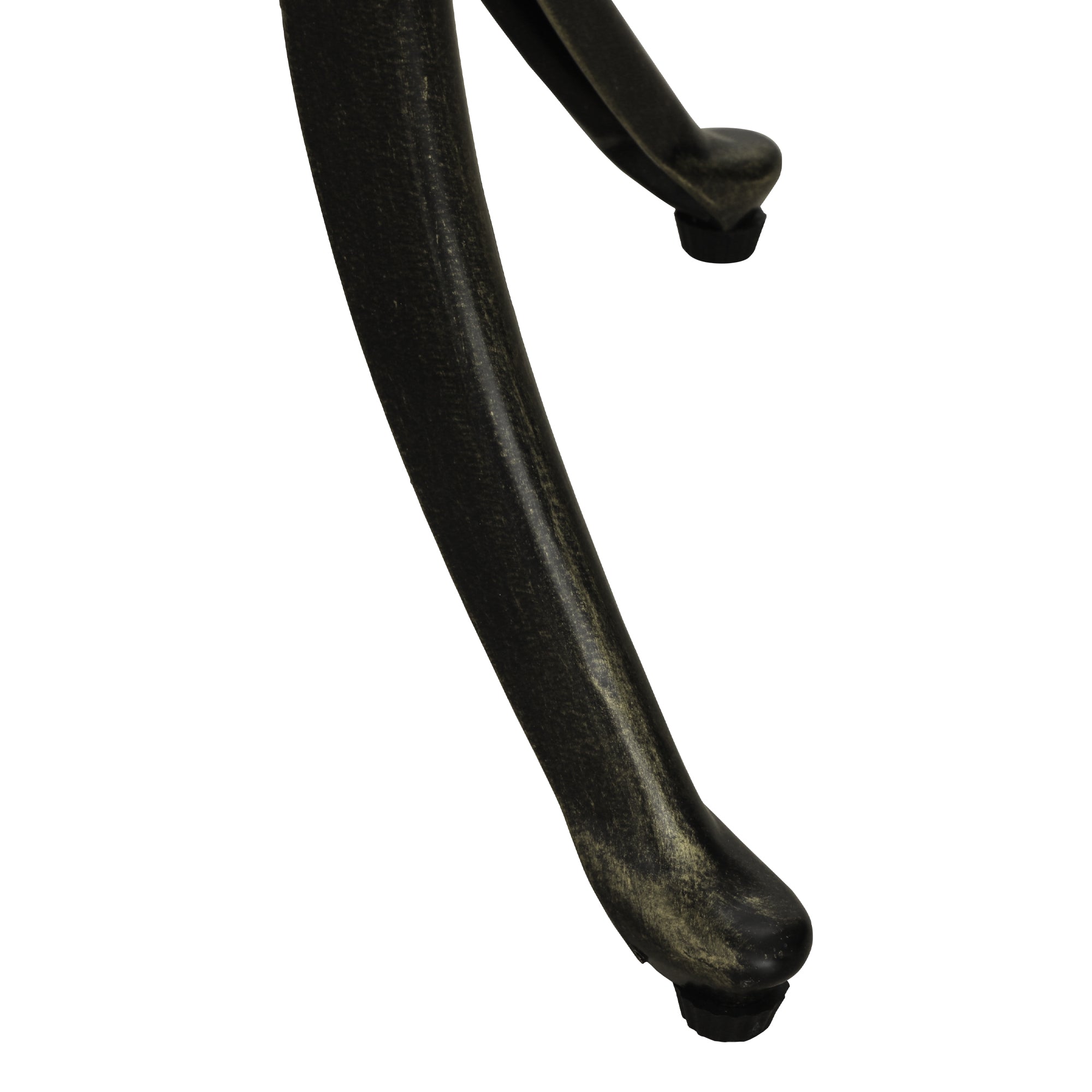 21 in. Cast Aluminum Patio Side Table in Bronze