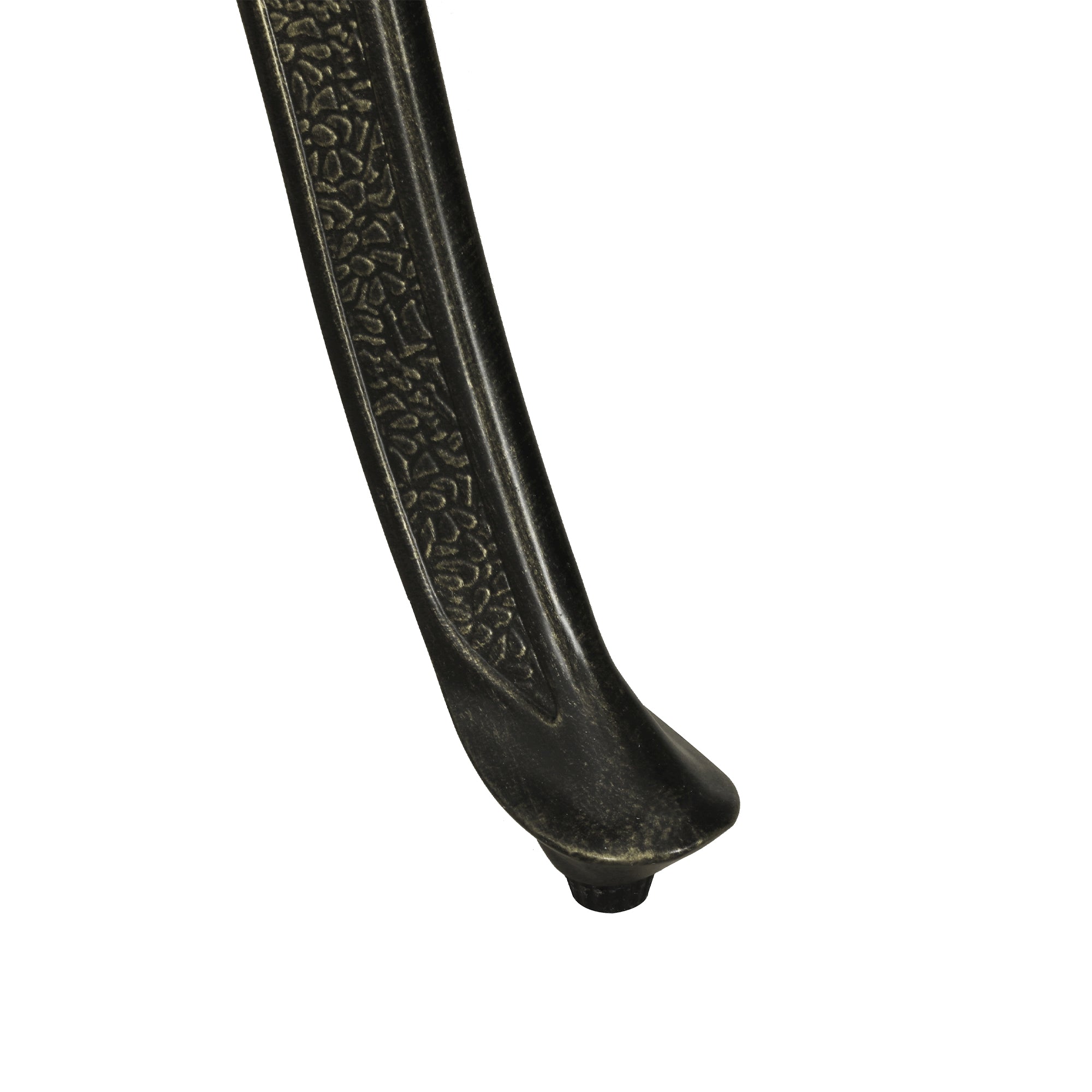 59. in Cast Aluminum Patio Rectangular Dining Table with Umbrella Hole