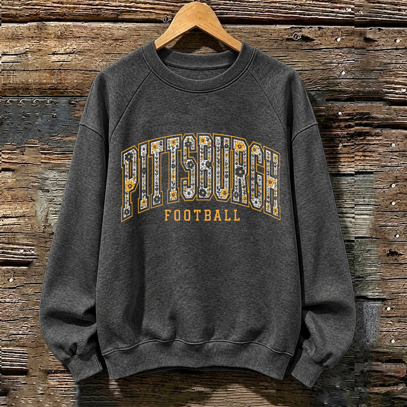 Retro Pittsburgh Football Sweatshirt