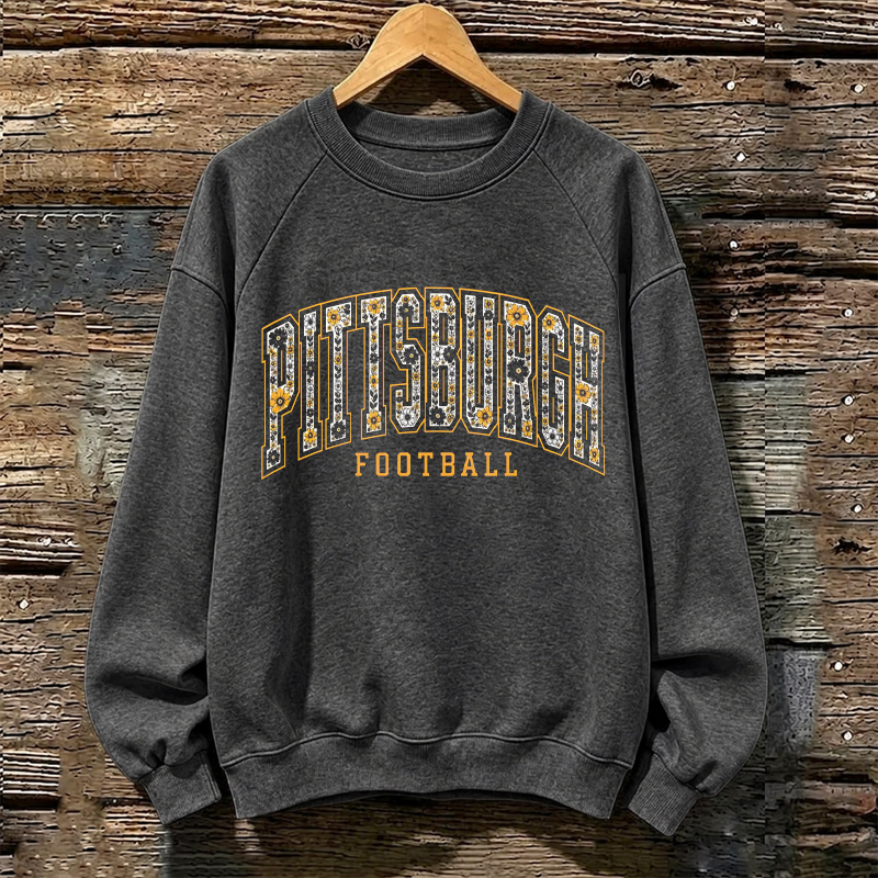 Retro Pittsburgh Football Sweatshirt