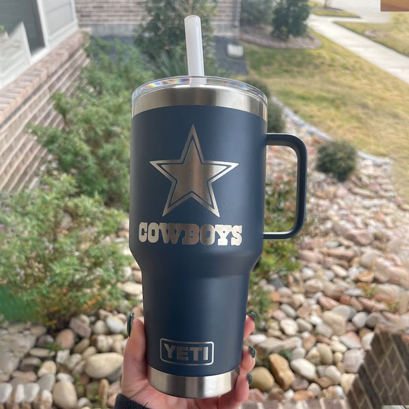 Dallas Cowboys Etched Yeti