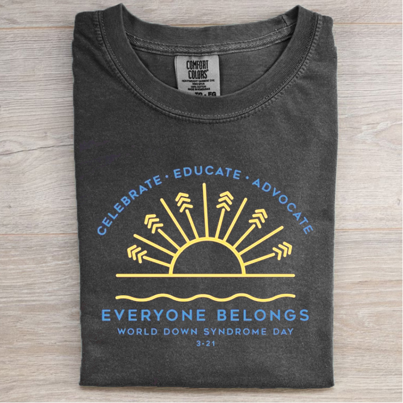 World Down Syndrome 3 21 Day T-shirt