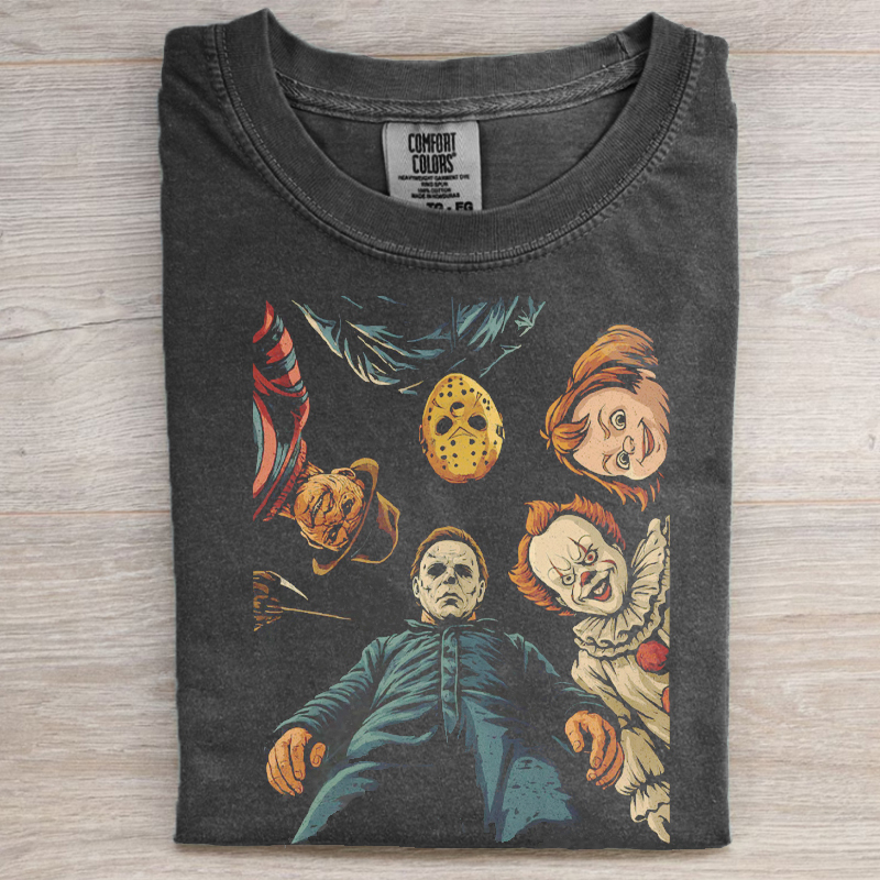 Retro Halloween Horror Movie T-Shirt