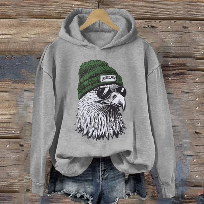 Retro Style Philadelphia football Hoodie