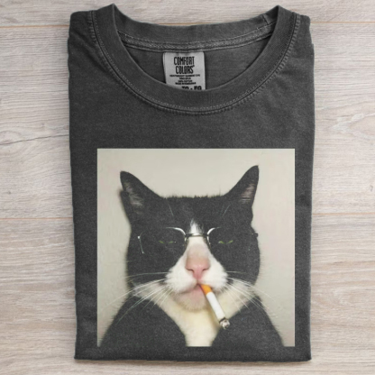 Funny Cat Meme Graphic T-Shirt