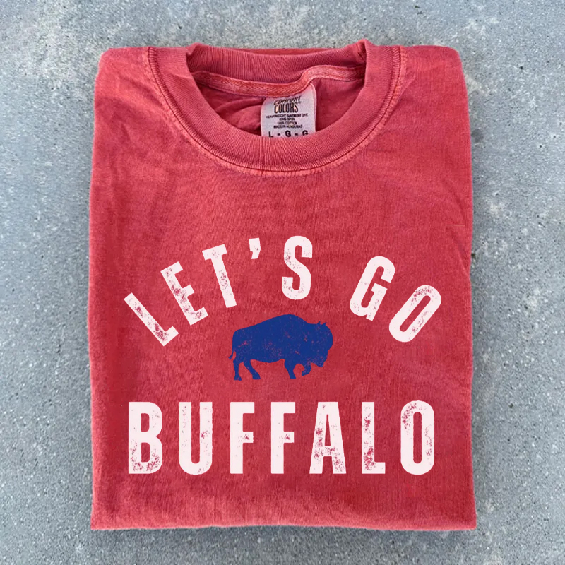 Comfort Colors Buffalo Football T-shirt