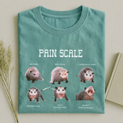 Nurse Pain Scale Pain Assessment Funny Nurse T-Shirt