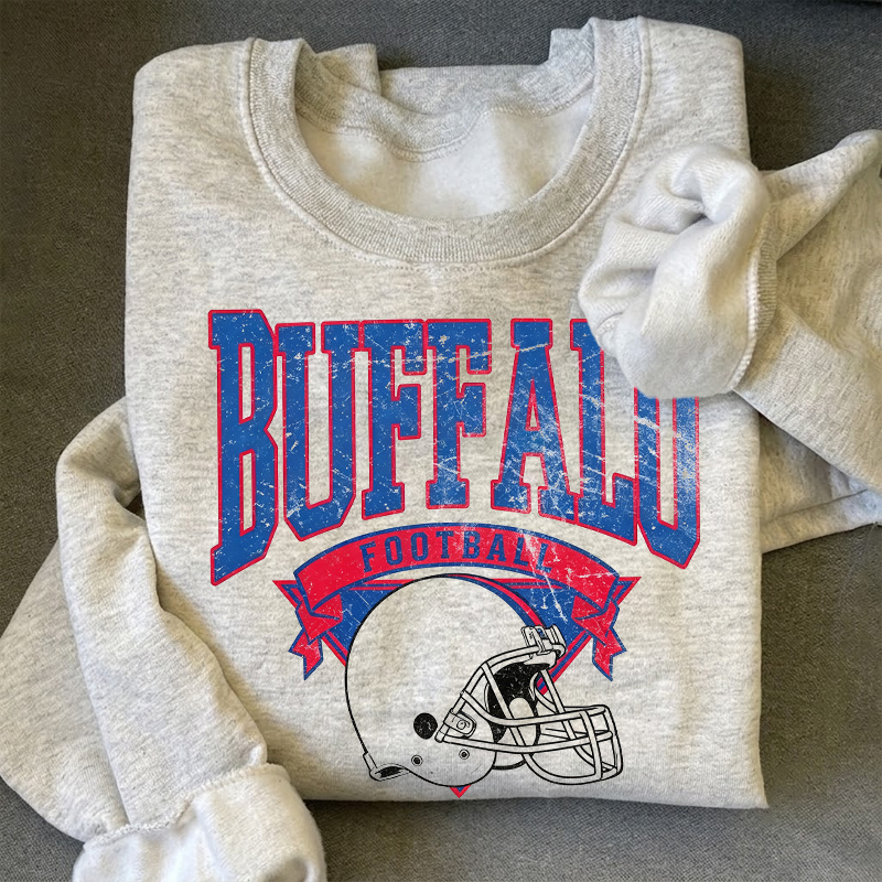 Vintage Buffalo Football Game Day Sweatshirt
