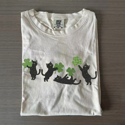 St Patricks Day Cat Lover T-Shirt