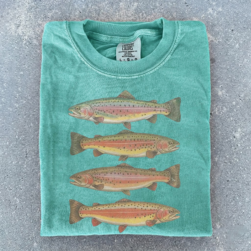 Vintage Trout Fish T-Shirt