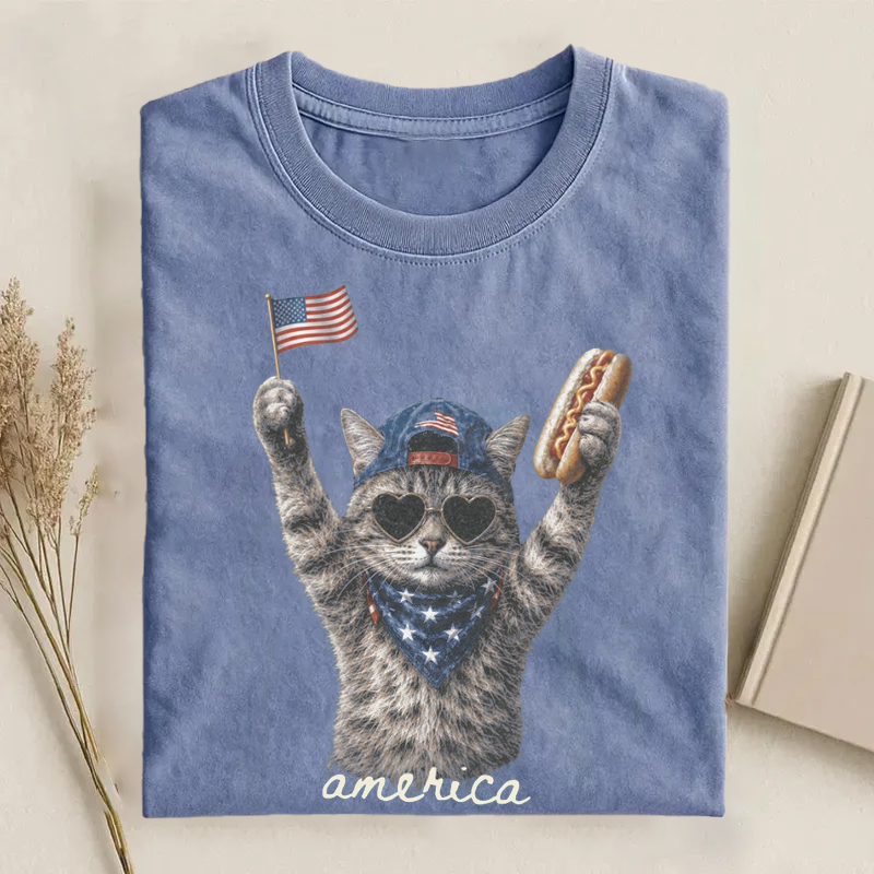 [Copy]Vintage Blue Toile Spilling The Tea Since 1773 4th of July T-Shirt