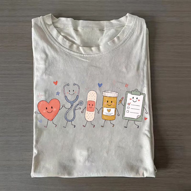 Nurse Doodle  Back To School Nurse Life T-Shirt