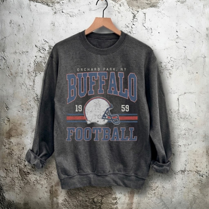 Retro Buffalo Football Sweatshirt