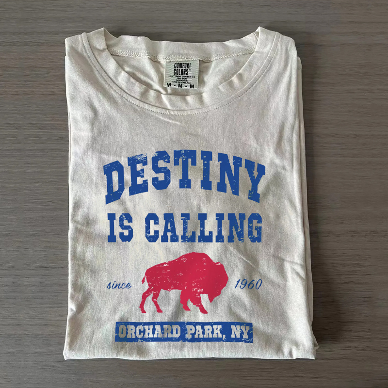 Comfort Colors Buffalo Football T-shirt