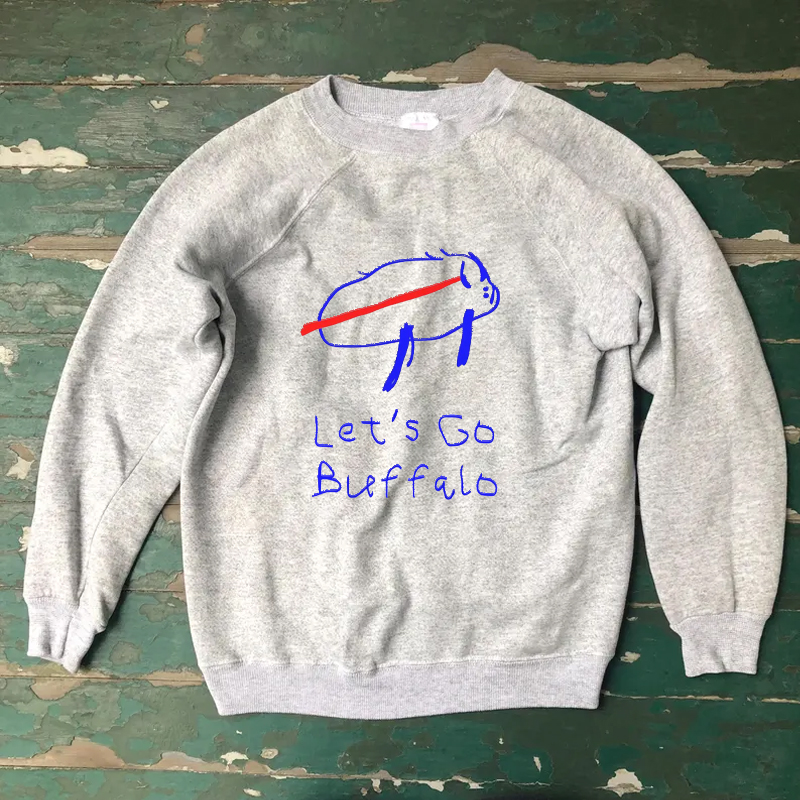 Let's Go Buffalo Buffalo Football Sweatshirt