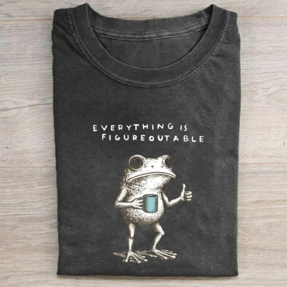 Everything is figureoutable Mental Health T-Shirt