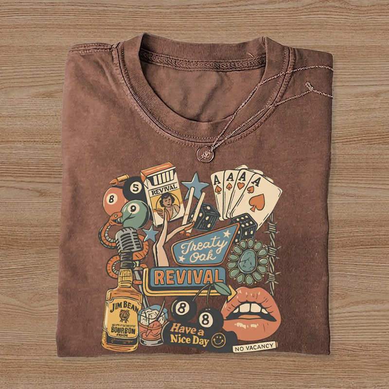  Treaty Oak Revival Country Music Western Cowboy T-Shirt