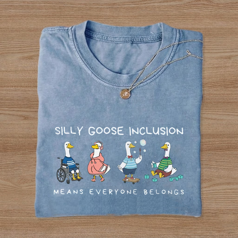 Inclusion Teacher Special Education Autism Goose T-Shirt
