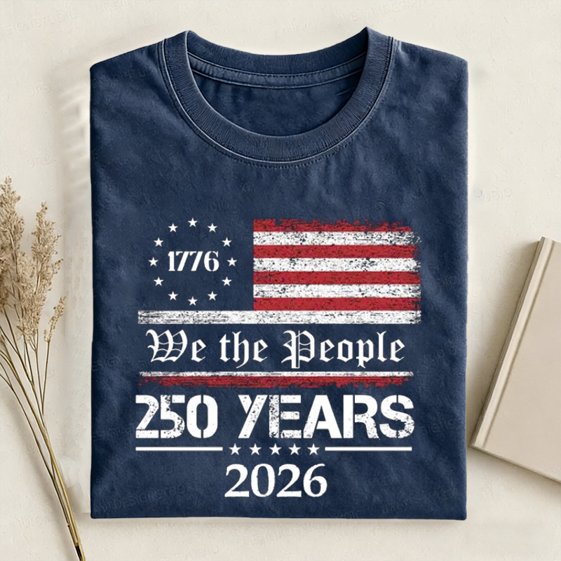 America 250th Anniversary Patriotic T-Shirt