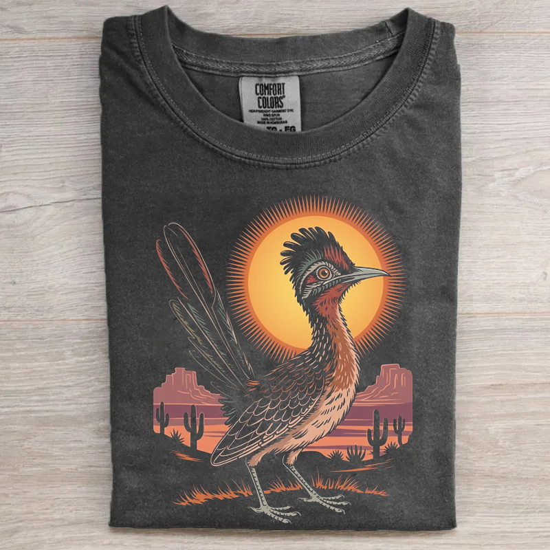 Roadrunner Vintage Desert Graphic T-Shirt