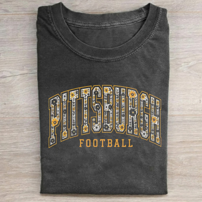 Retro Pittsburgh Football Sweatshirt/T-shirt