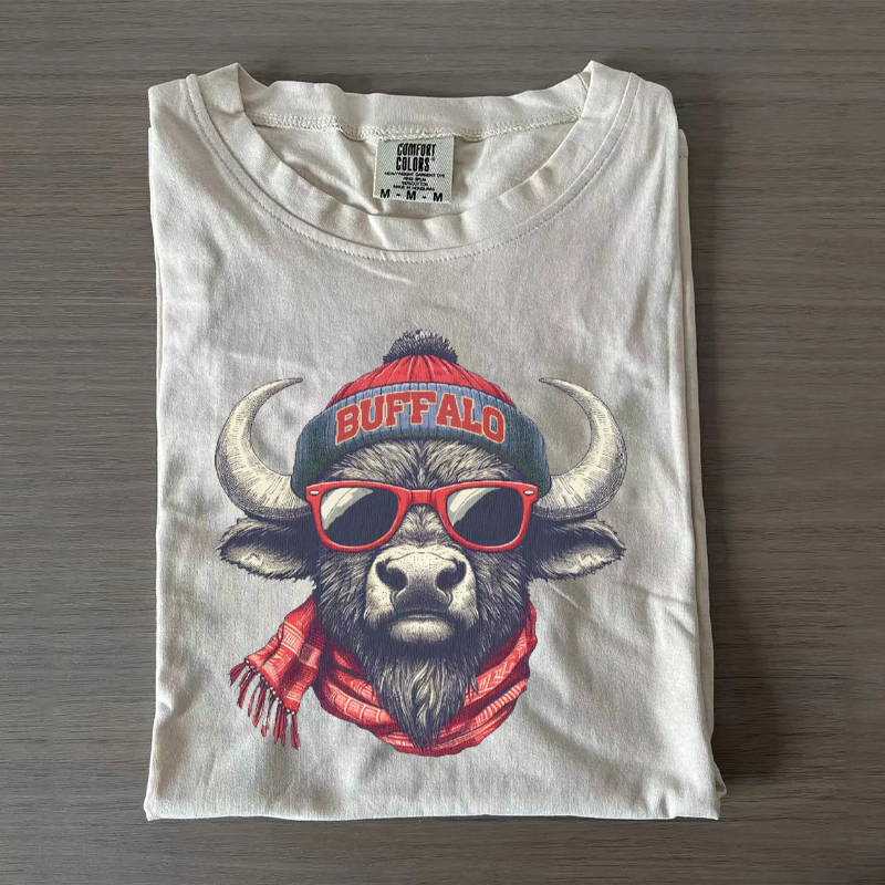 Comfort Colors Buffalo Football T-shirt