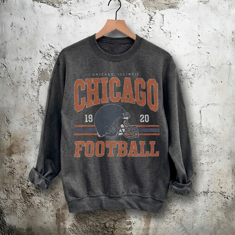 Retro Chicago Football Sweatshirt