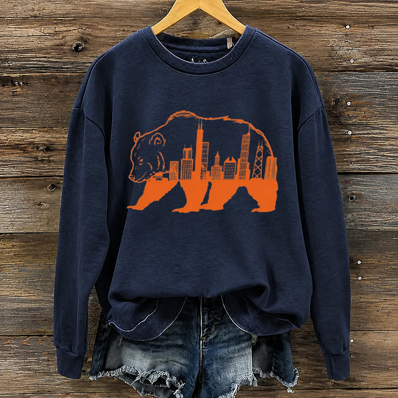Retro Chicago Football Sweatshirt