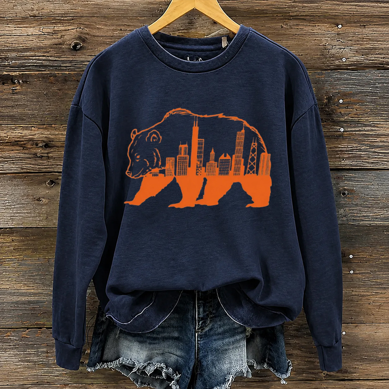 Retro Chicago Football Sweatshirt