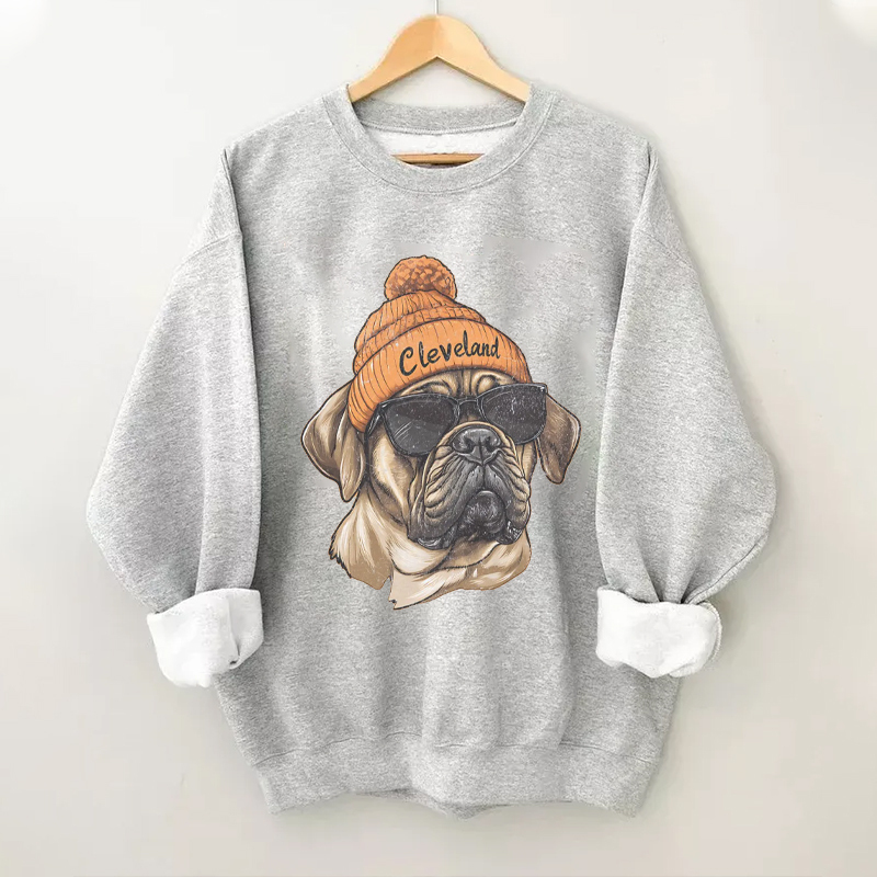 Comfort Colors Cleveland Football Mascot Sweatshirt