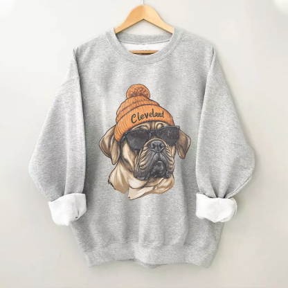 Comfort Colors Cleveland Football Mascot Sweatshirt
