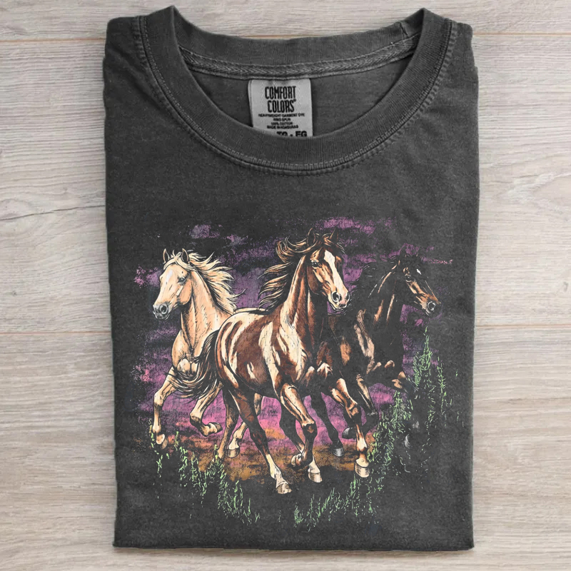 Vintage Wild Horses 90s T-Shirt