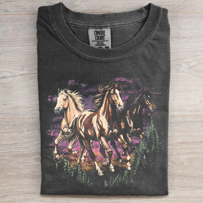 Vintage Wild Horses 90s T-Shirt
