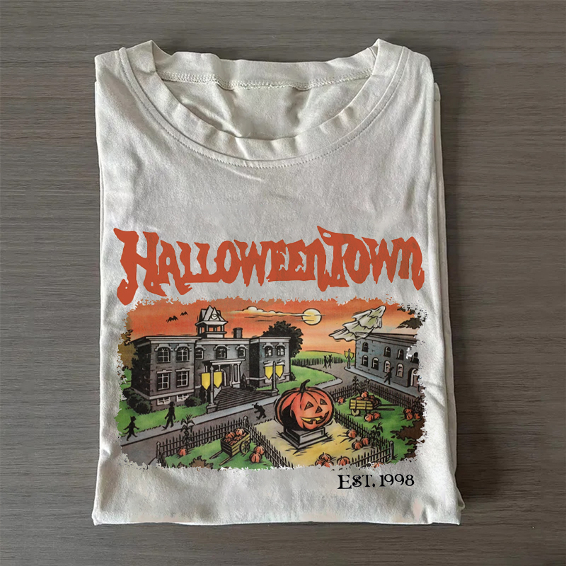 Vintage Halloween Graphic T-shirt