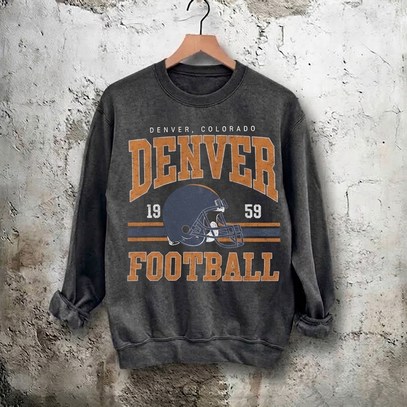 Retro Denver Football Sweatshirt