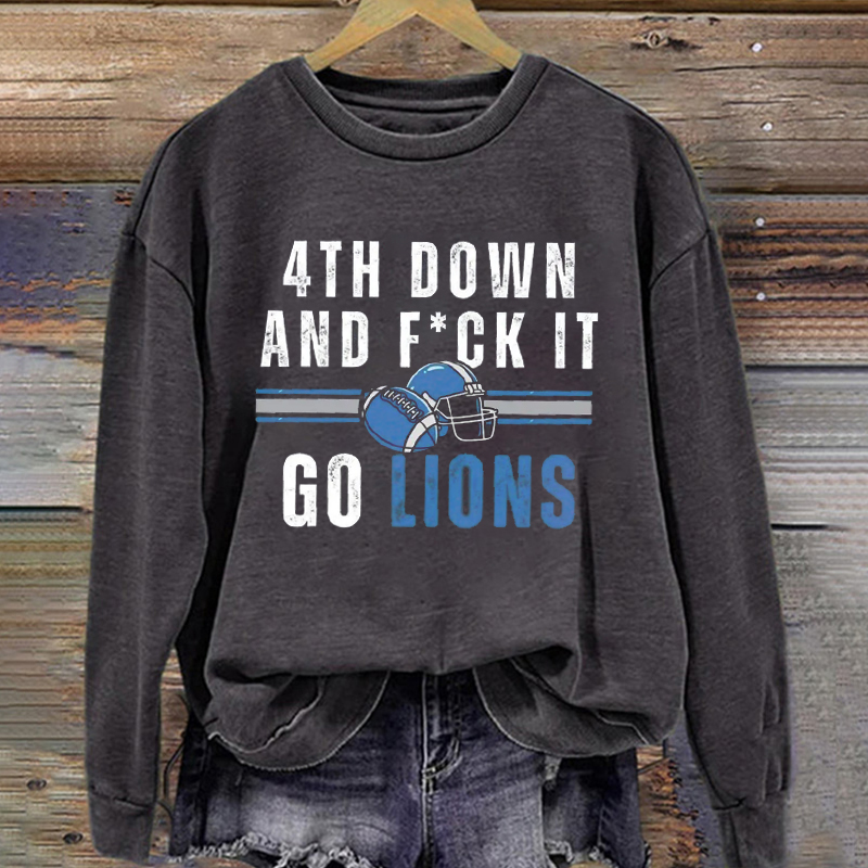 Vintage Detroit Football Sweatshirt