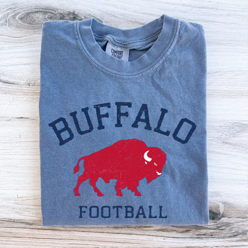 Comfort Colors Buffalo Football T-shirt