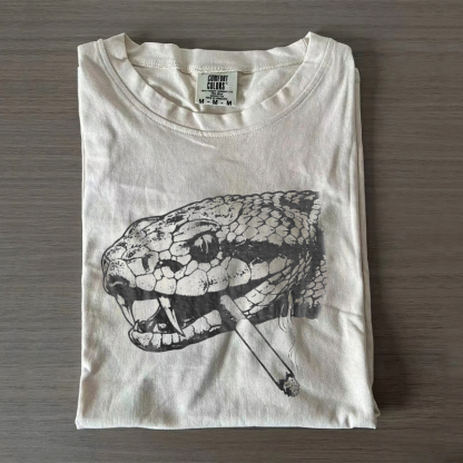 Snake Smoke Vintage 90s T-Shirt